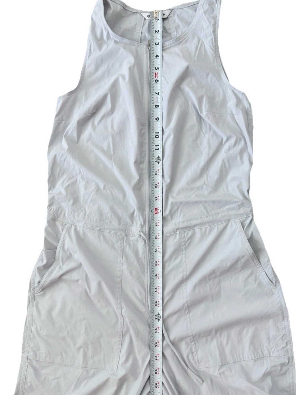 Athleta Light Gray Women’s Flex Jump suit. - Picture 14 of 16